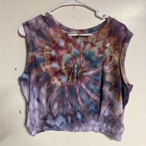 Tie-Dye Sleeveless Top